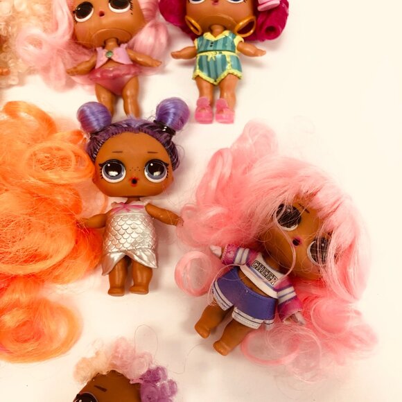 LOL Surprise Doll Lot of 9 Dolls Hair 3.5" Collectible - Picture 5 of 8